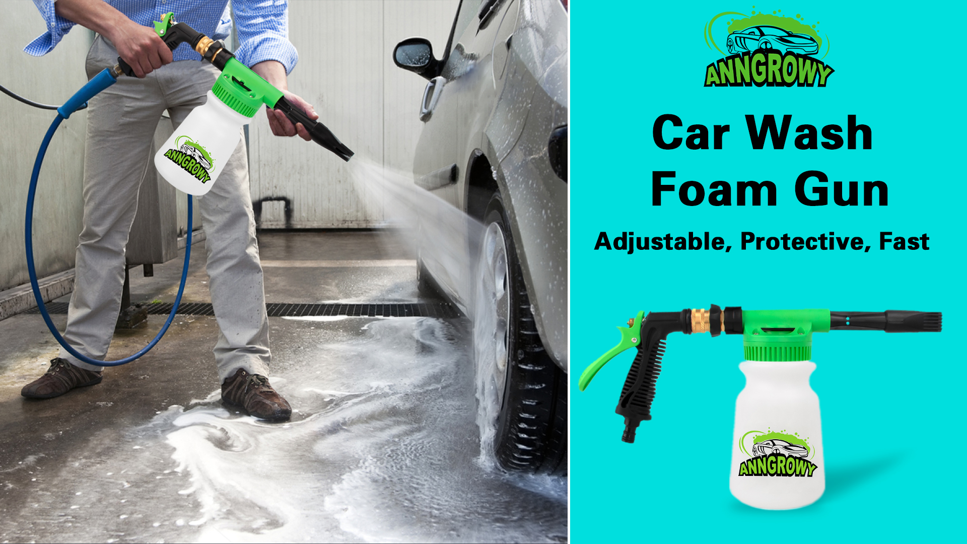 Amazon.com: anngrowy Car Wash Foam Gun Soap Car Wash Foam
